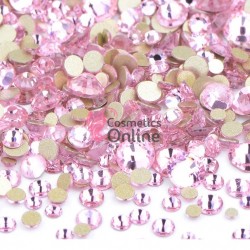 Strasuri din cristale pentru make-up, model Gold SM011RR Sunset Pink Mixt